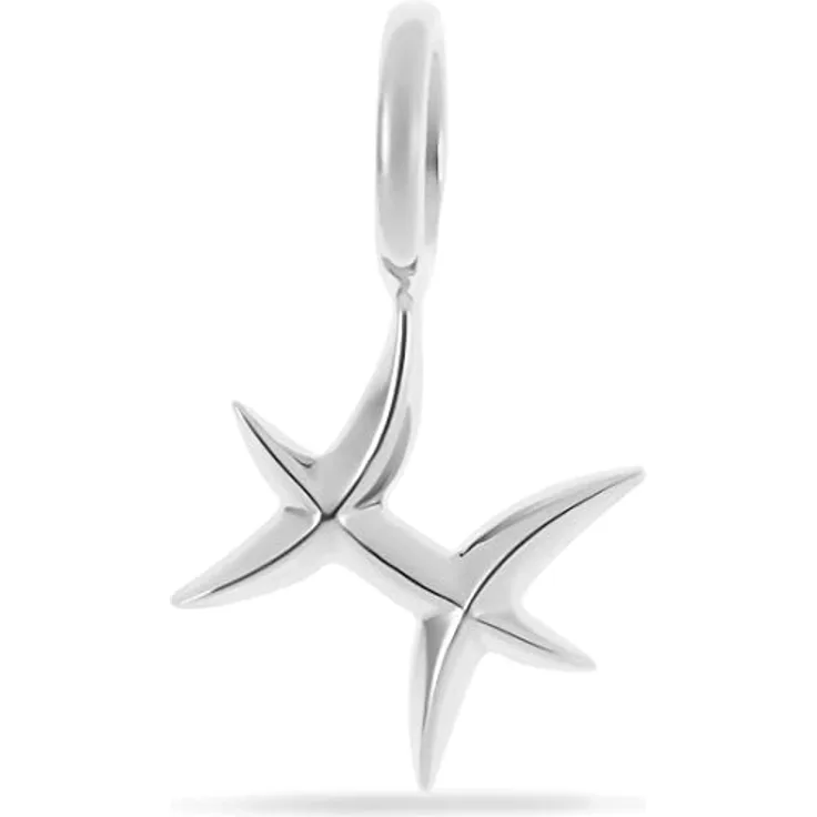 FAVS Unisex-Anhänger 925er Silber, zeitloser Kettenanhänger mit Fisch-Motiv, One Size