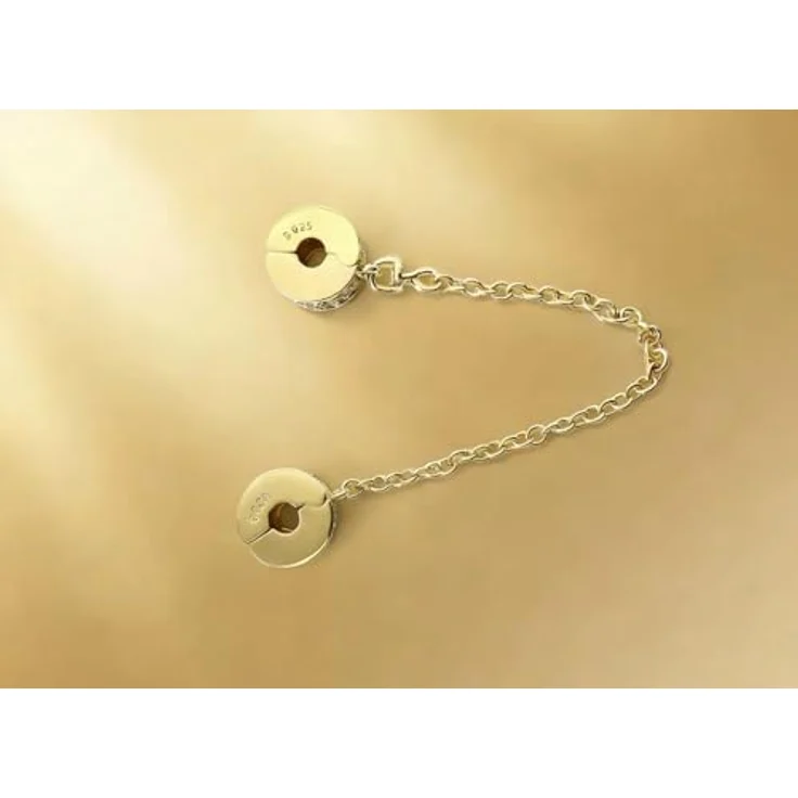 WEIMU Golden Charms 925 Sterling Silber Charm für Armband & Halskette, hypoallergen, goldene Variante – Bild 5