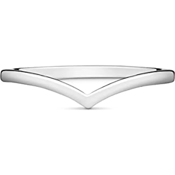PANDORA Wishbone Silberring 196314, polierter Damenring im Wishbone-Design – Bild 2