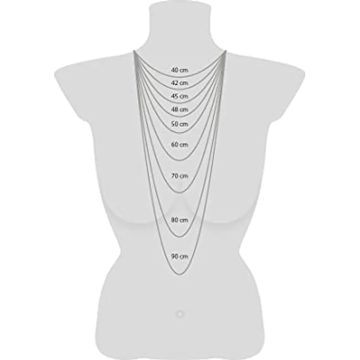 Engelsrufer Halskette mit Pearls-Anhänger aus 925er Sterlingsilber, vergoldet, Muschelkernperlen, Farbe Gold, Länge: 42cm +4cm +4cm, ERN-PEARLS-G – Bild 2