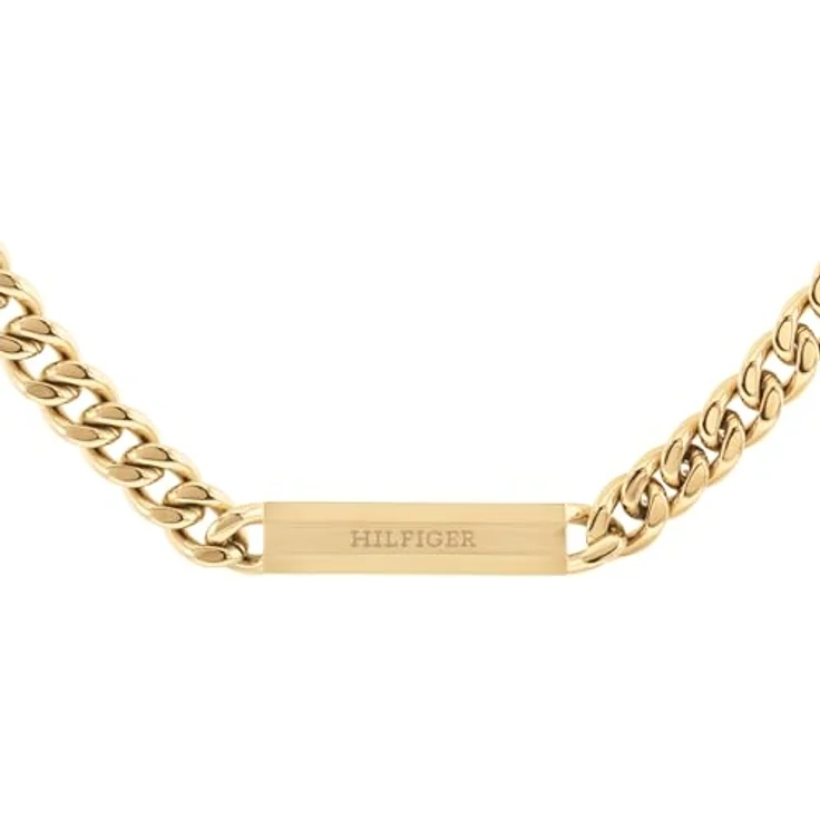 Tommy Hilfiger Jewelry Gliederhalskette für Herren, Gelbgold, 60,1 cm mit Karabinerverschluss – Bild 2