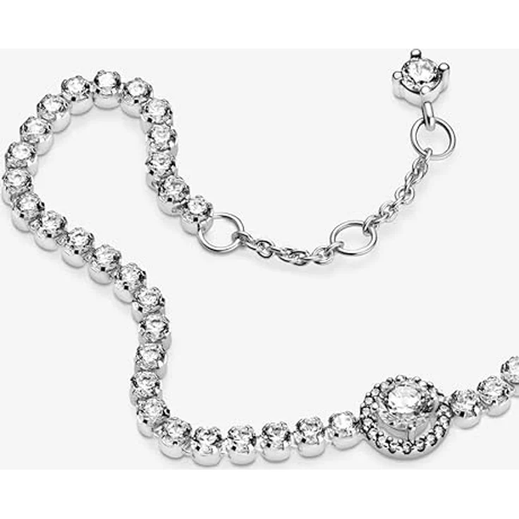 PANDORA Armband Timeless "funkelndes Armband", Sterling-Silber mit Cubic Zirkonia, 20 cm – Bild 5