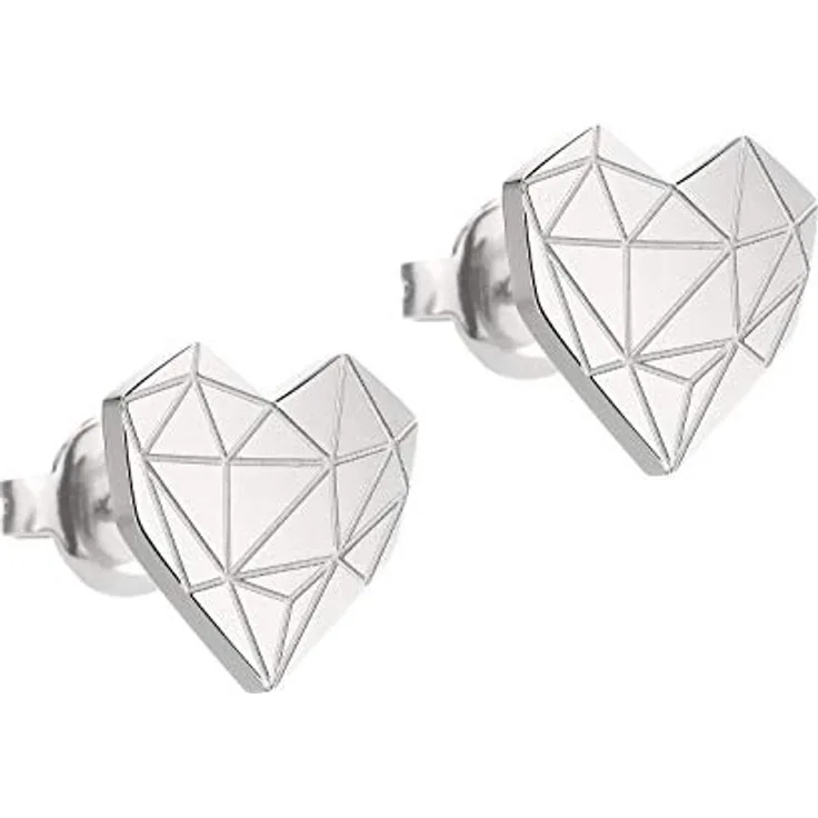 Liebeskind Ohrstecker LJ-0307-E-11, Edelstahl Ohrstecker mit Steckverschluss, Länge ca. 1,1 cm