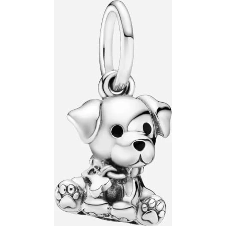 Pandora Charm Moments Labrador-Welpe, Charm-Anhänger aus Sterling Silber, detailreiche Gestaltung – Bild 3