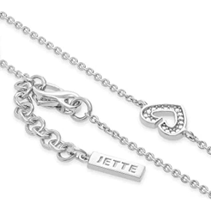 JETTE Damen-Armband 925er Silber, 17 Zirkonia, One Size, Länge 17 cm, Geschenkbox – Bild 3