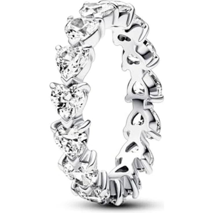PANDORA Sterling Silver Damenring mit Clear Cubic Zirconia, Größe 50 – Bild 2