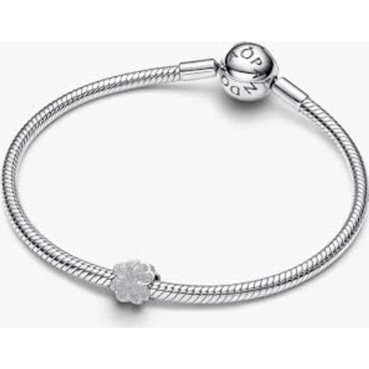 PANDORA 794047C00 Mini Charm Kleeblatt, Silber matt, Bead Schmuck – Bild 4
