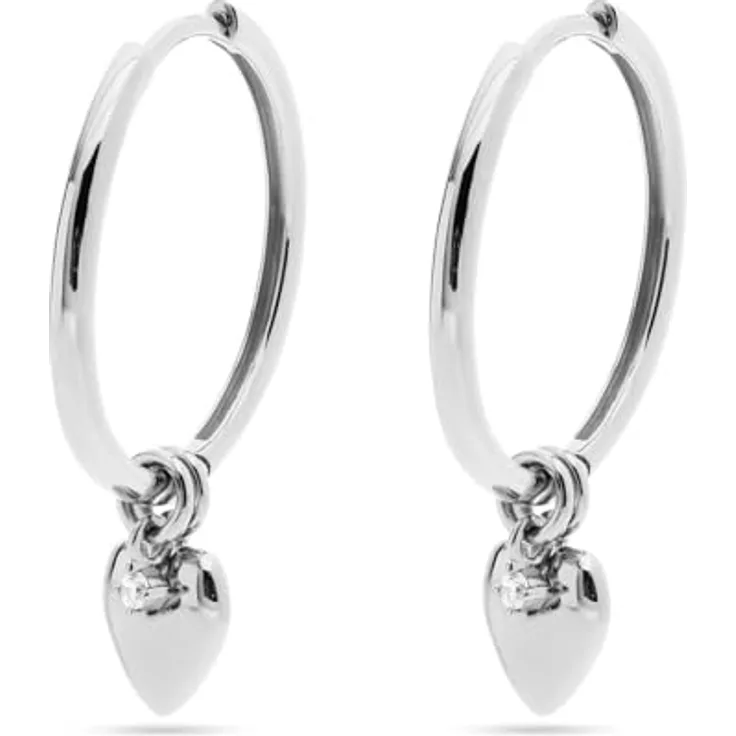 Guido Maria Kretschmer Damen-Ohrhänger 925er Silber mit Zirkonia, One Size, Silber 32030297