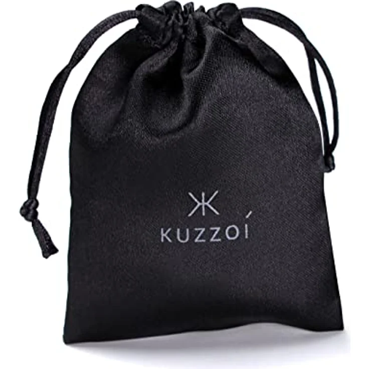 Kuzzoi Silber Kompass Anhänger (25 mm) aus 925er Sterling Silber, oxidiert - Exklusives Herren Accessoire in Schwarz, handgefertigt – Bild 4