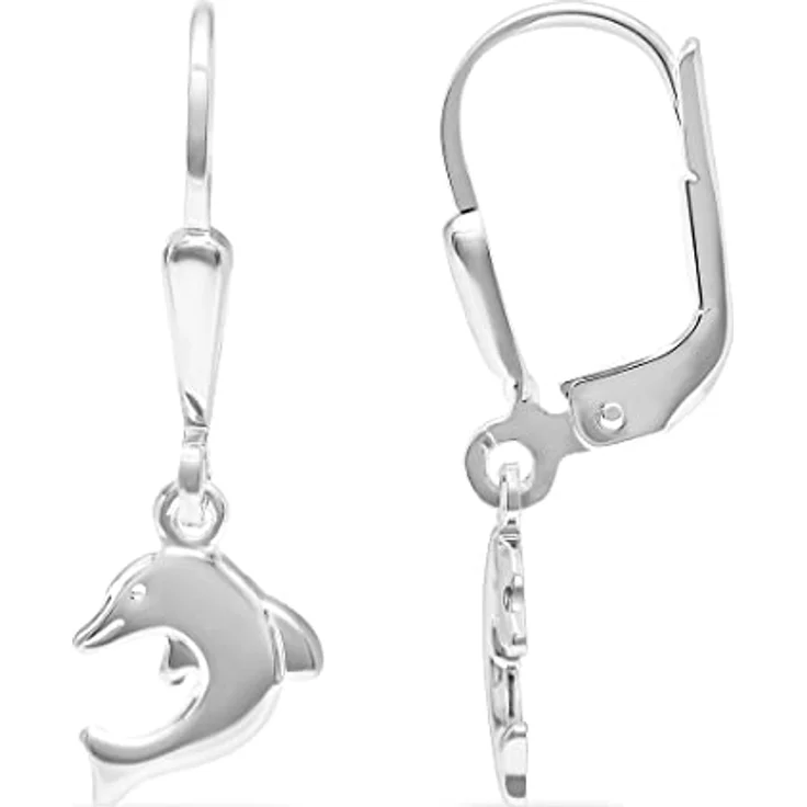 LITTLE FRIENDS FAVS Mädchen-Ohrhänger 925er Silber, Länge 2,2 cm, mit Geschenkbox – Bild 3