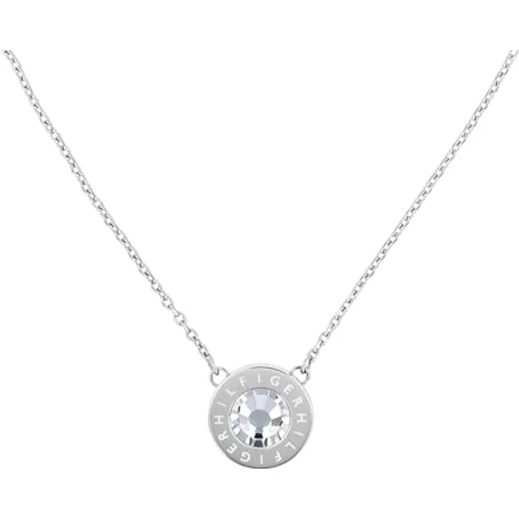 Tommy Hilfiger Jewelry Halskette mit Anhänger aus Edelstahl, verziert mit Kristall, 45 cm, Rotgold/Silber – Bild 2