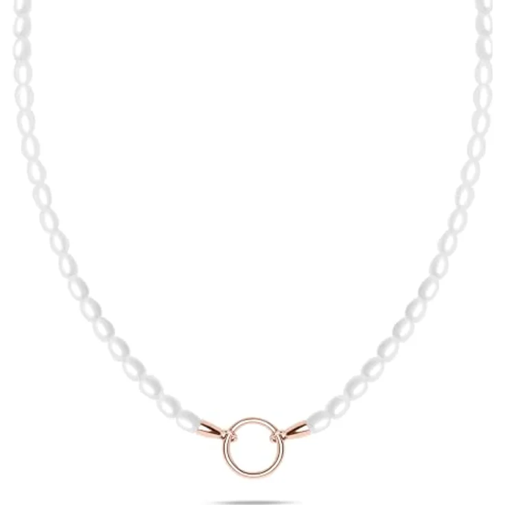 Tamaris Halskette für Charms, Edelstahl IP Roségold, verstellbar bis 45 cm, wasserfest & hautfreundlich – Bild 1