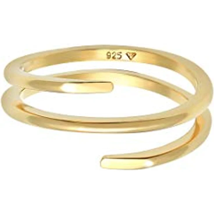 Elli Wickel Twist Ring Damen in 925 Sterling Silber, filigranes Design, handgefertigt, anlaufgeschützt – Bild 2