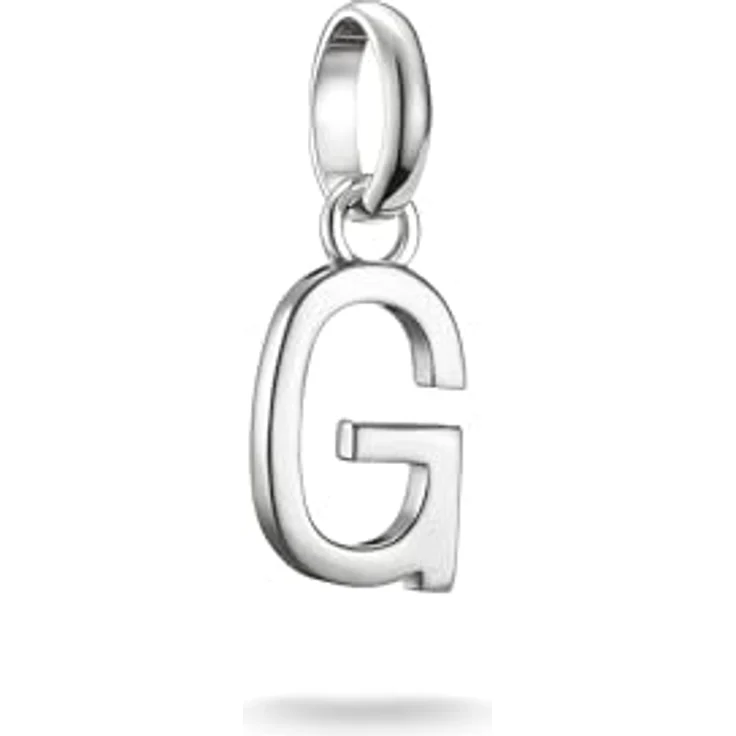 Thomas Sabo Charm Club Connect Charm-Anhänger Buchstabe G, aus recyceltem 925 Silber mit flexibler Öse, CC1213-001-21 – Bild 1