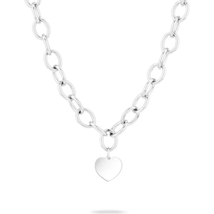 Liebeskind Berlin Halskette LJ-1606-N-45, Edelstahl Gliederkette 45 cm, Silber – Bild 1