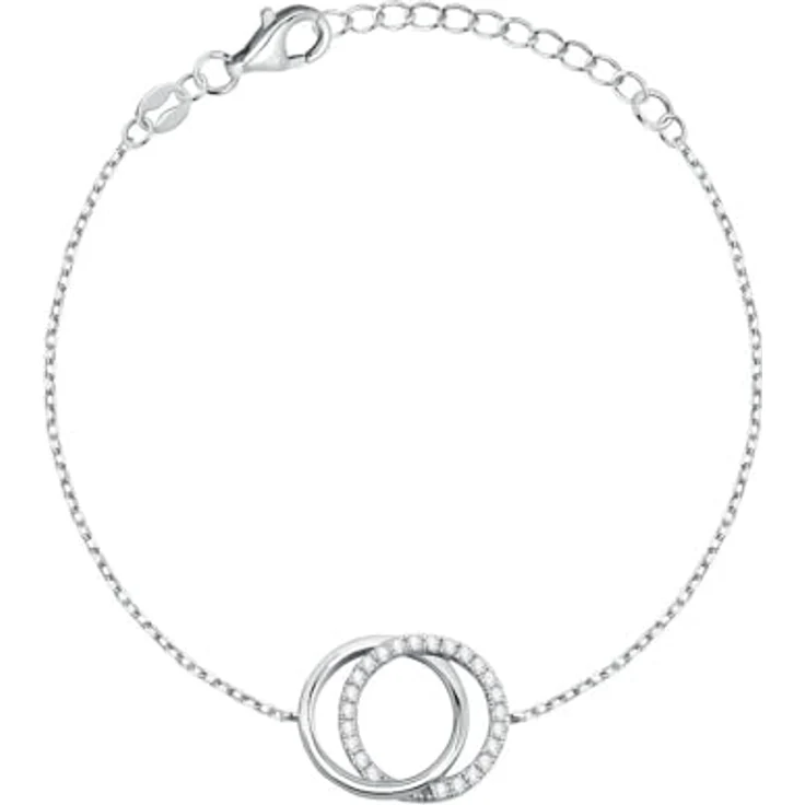 CHRIST Damen-Armband 925er Silber, recycelte Zirkonia, One Size, Silber, 89085535 – Bild 1