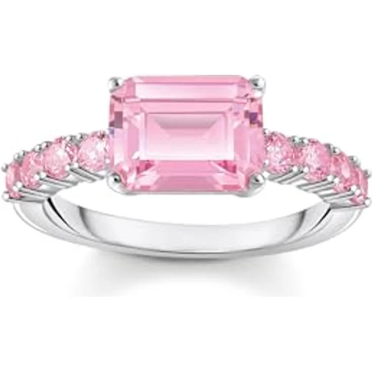 Thomas Sabo Damenring TR2451-051-9-54, Sterling Silver mit hochwertiger Verarbeitung – Bild 1