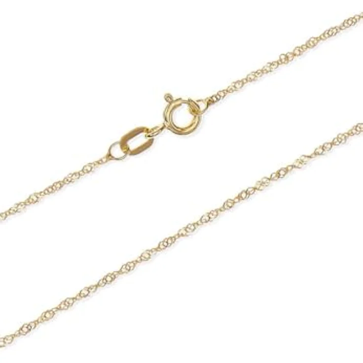 FAVS Damen-Kette 375er Gelbgold 42 cm, zeitloser Schmuck aus Gold, Modell 89007682 – Bild 2