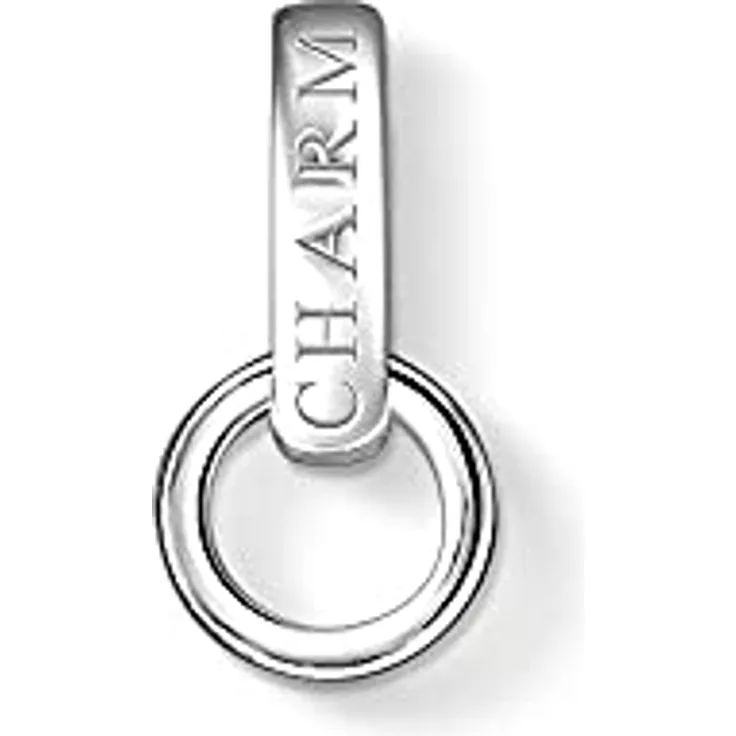 THOMAS SABO Unisex Carrier X0239-001-21, Kettenanhänger aus 925 Sterlingsilber für Charm Armbänder und Ketten