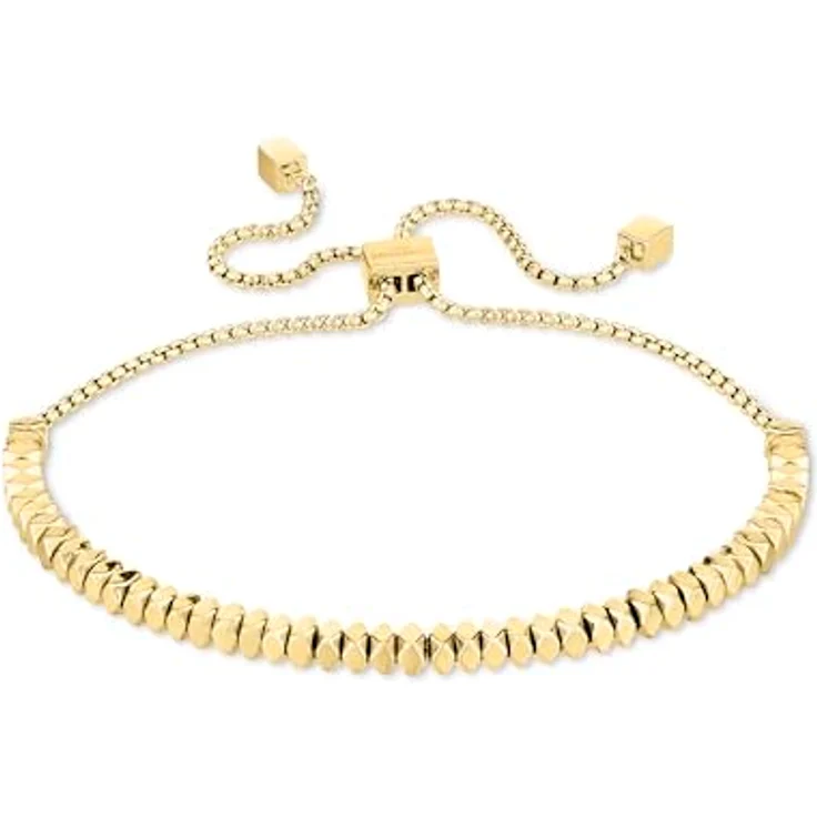 Liebeskind Berlin LJ-1528-B-17, Damen-Armband aus Edelstahl IP Gold, 17 cm mit Zugverschluss – Bild 1