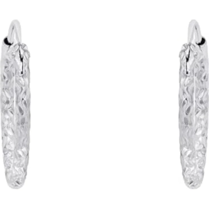 Amor Creolen 925 Sterling Silber Damen Ohrschmuck, 1,7 cm, edel, Geschenkbox, 9098316 – Bild 2