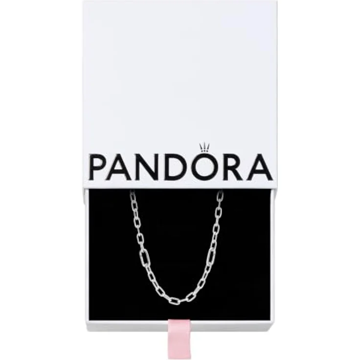 Pandora Kette ohne Anhänger 399685C00-50, 925 Silber Ankerkette 50 cm mit Karabiner-Verschluss – Bild 1