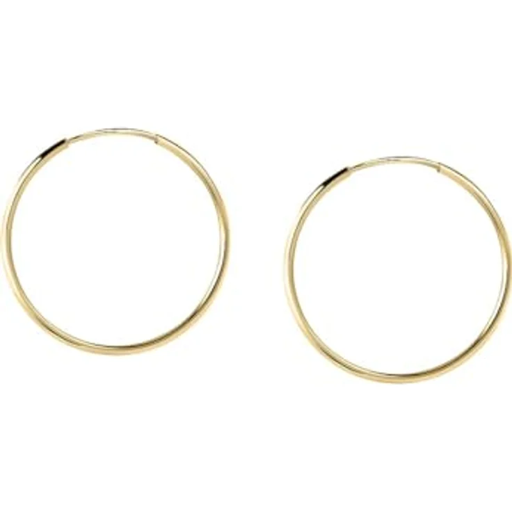 CHRIST Creolen 88754948, 585er Gelbgold, schlichte Eleganz für jeden Anlass – Bild 3
