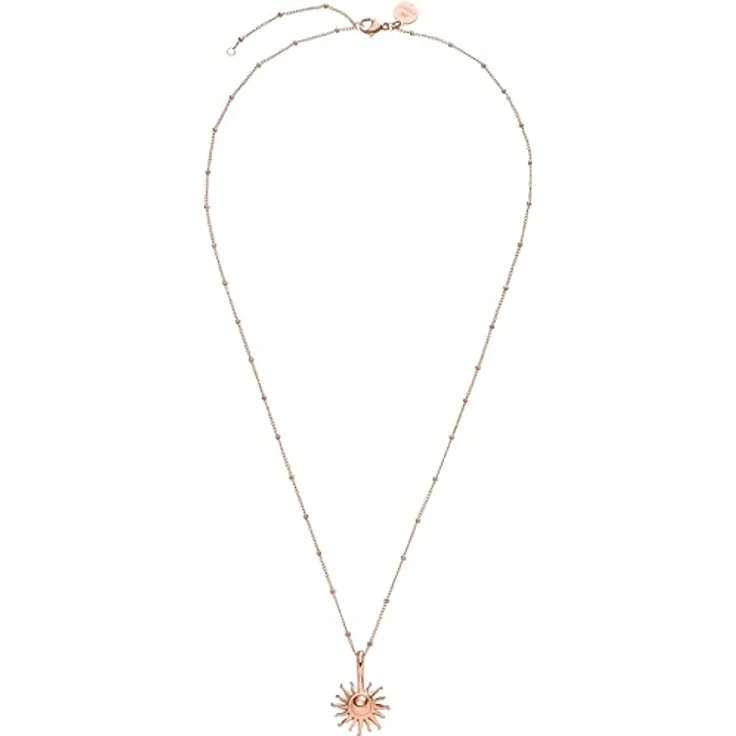 Purelei® Sun Kette Damen, wasserfeste Halskette aus Edelstahl in Roségold, verstellbar von 50-55 cm, ideal für individuellen Style – Bild 1