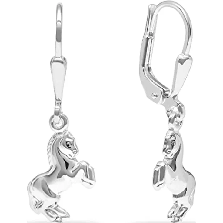 LITTLE FRIENDS FAVS Mädchen-Ohrhänger 925er Silber, 2,7 cm lang, elegant verpackt in Geschenkbox