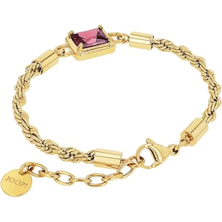 JOOP! Damen Armband Edelstahl mit Zirkonia, Bicolor, 19+3 cm, in Schmuck Geschenk Box, 2039847 – Bild 4
