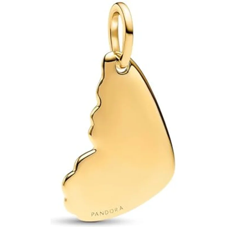 Pandora Kettenanhänger 364015C00, Schmetterlingsflügel aus 14k-vergoldeter Metalllegierung mit Gravurmöglichkeit – Bild 3