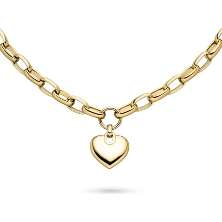 s.Oliver Bracelet - Elegantes Armband aus poliertem Edelstahl - gold - verstellbare Gliederkette bis 20 cm - wasserfest & hautfreundlich – Bild 3