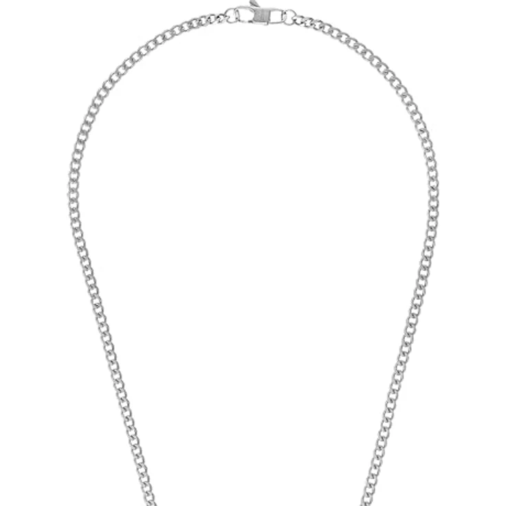JOOP! Kette mit Anhänger Edelstahl, 60 cm Silber Kreuz, Herren Halsschmuck in Schmuck Geschenk Box, Modell 2031030 – Bild 2