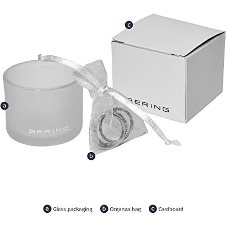 Bering Damen-Edelstahlring, IP-Rose mit weißen Zirkonia, individuell kombinierbar – Bild 2