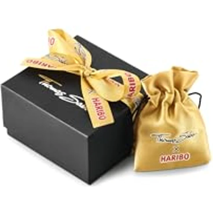 THOMAS SABO Charm-Armband THOMAS SABO x HARIBO, Gliederkettenarmband mit Goldbären-Logo-Ring – Bild 4
