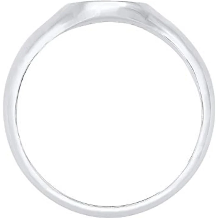 Kuzzoi Siegelring Herrenring oval matt, massiv 12 mm breit, 925 Sterling Silber, Ringgröße 62, poliert – Bild 3