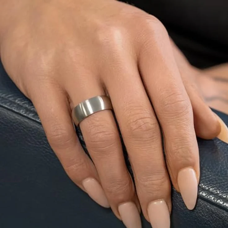 Fly Style Breiter Edelstahl Bandring, Herren Damen Daumenring in 20.0 mm, 8 mm Matt - Hochwertiger Verlobungs- und Ehering aus 316 L Edelstahl, hautfreundlich und langlebig – Bild 5