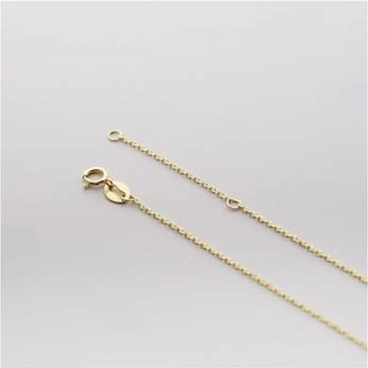 CHRIST Damen-Halskette 585er Gelbgold mit Kreuz-Design und Federringverschluss, One Size – Bild 3
