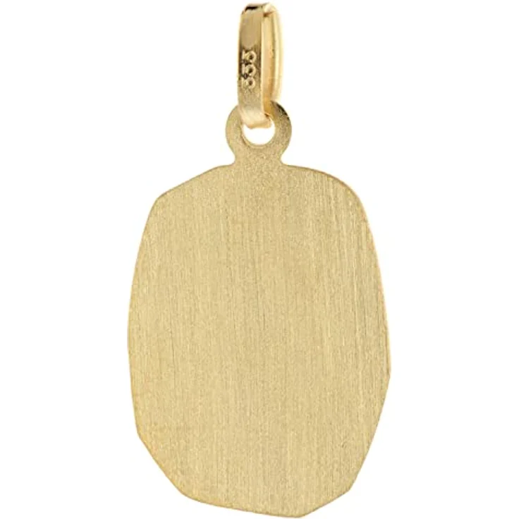 trendor Jungfrau Sternzeichen Anhänger Gold 333 mit vergoldeter Silberkette 40 cm, poliertes Motiv auf mattiertem Hintergrund – Bild 2