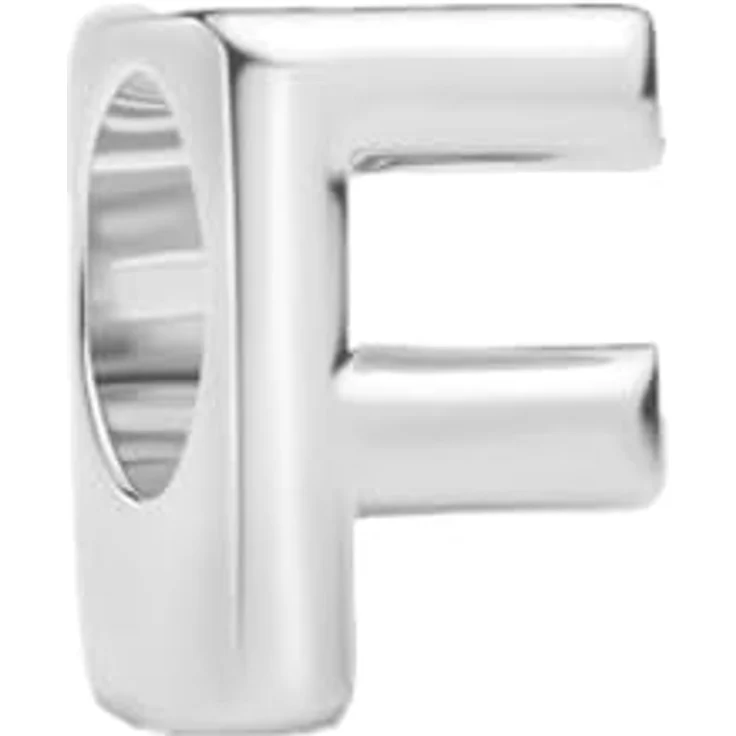 Anduonie Charms Buchstabe Charm Anhänger Silber 925, roter Bead für europäische Armbänder und Halsketten für Frauen, Lochgröße 4.5mm-5.0mm – Bild 1