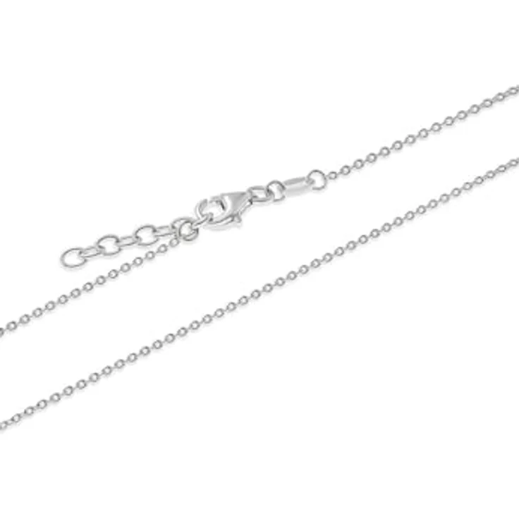 FAVS Damen-Halskette 925er Silber mit Farbstein und Zirkon, One Size, 89205175 – Bild 3