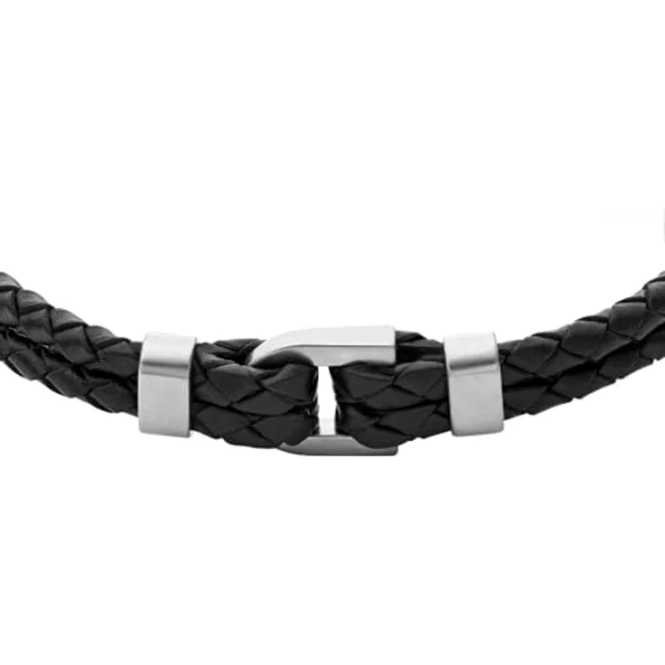 Fossil Armband Herren Heritage, Edelstahlarmband in Silber mit Magnetverschluss, Innenlänge 180~195mm, JF04202040 – Bild 4