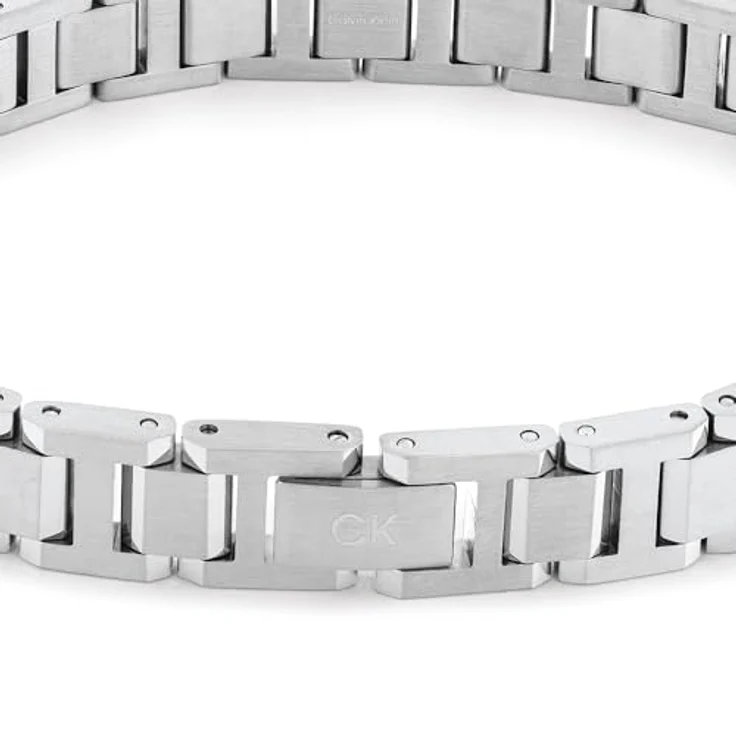 Calvin Klein Gliederarmband Herren NETWORK, Edelstahl, verstellbar, CK Logo, 19 cm Innenumfang – Bild 2