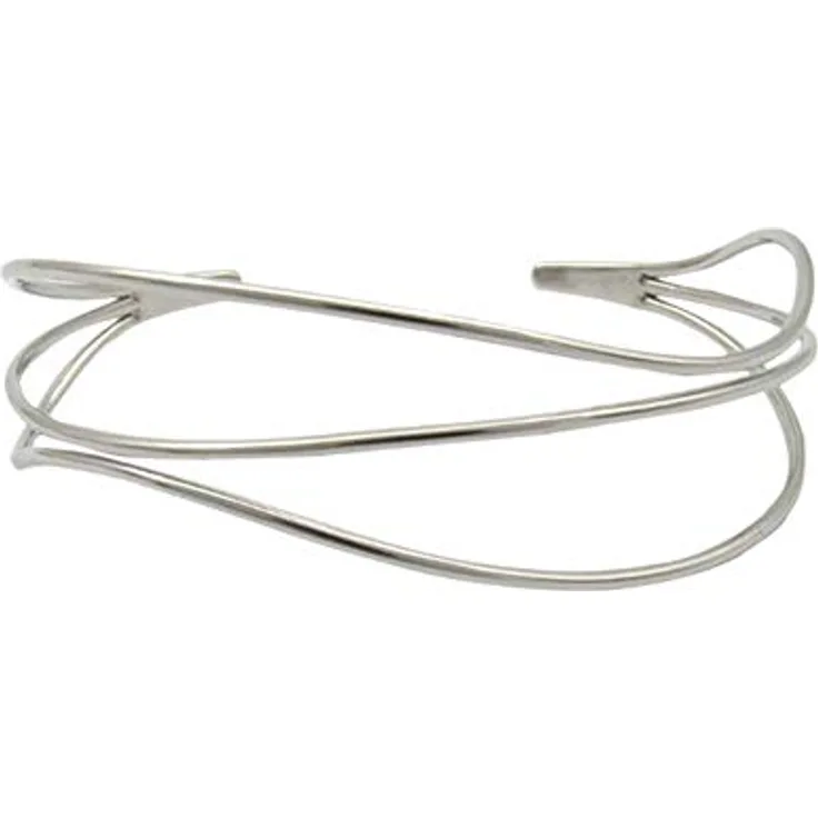 Skagen Edelstahlarmband für Damen, 61 mm x 49,5 mm, poliert, silber