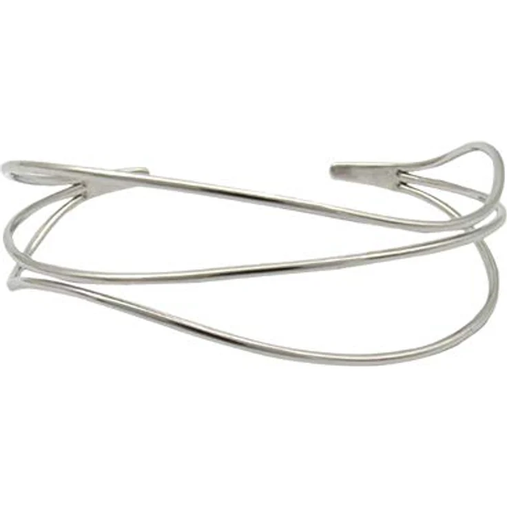Skagen Edelstahlarmband für Damen, 61 mm x 49,5 mm, poliert, silber – Bild 1