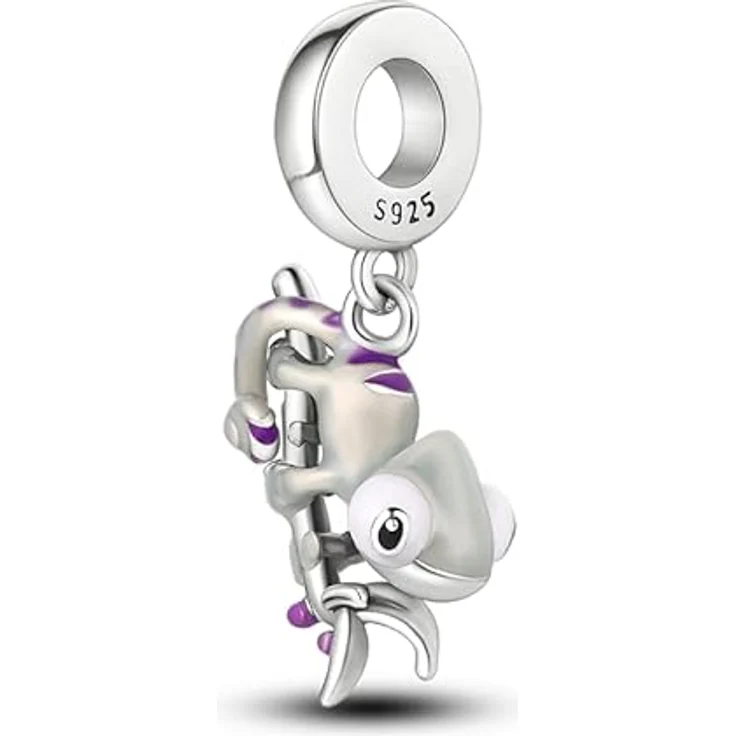 TINSLO Charm Anhänger Damen, 925 Sterling Silber mit Zirkonia-Steinen, kompatibel mit Pandora Armbändern und Halsketten, für Frauen und Mädchen – Bild 4