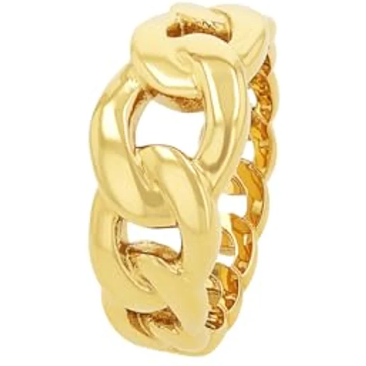 s.Oliver Damenring Edelstahl, Gold, 9,5 mm breit, mit Geschenkbox, 2039752 – Bild 2
