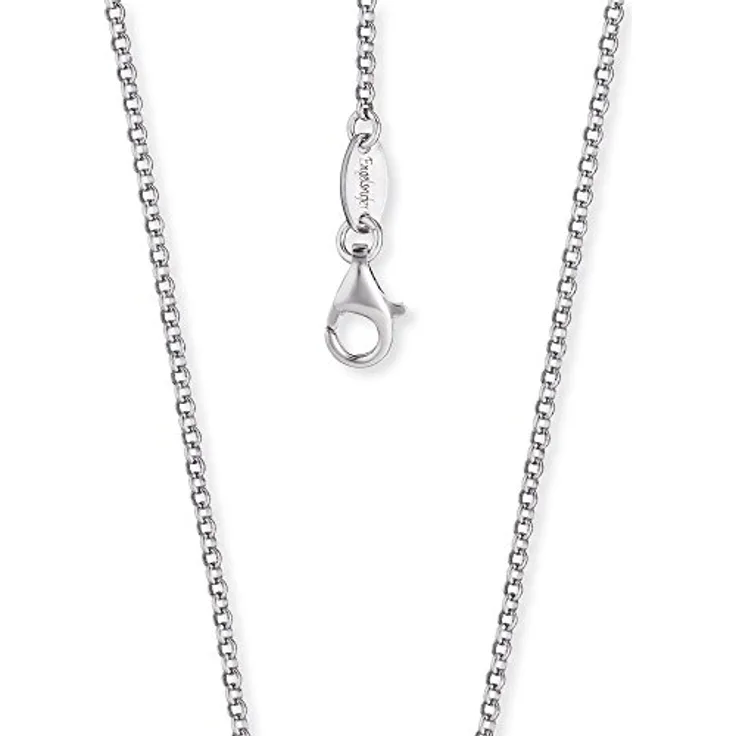 Engelsrufer Erbskette 925er Sterlingsilber, rhodiniert, 60 cm, nickelfrei, filigran, Karabinerverschluss