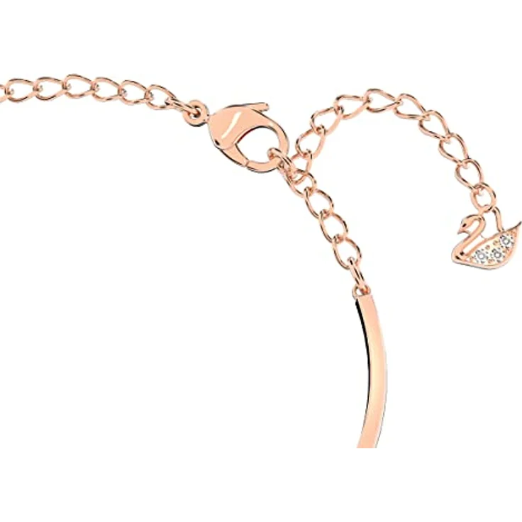 Swarovski Swa Infinity 5518869, Armreif aus Metall mit Swarovski-Kristallen, Karabinerverschluss, Länge 5,9 cm, Breite 4,5 cm – Bild 3