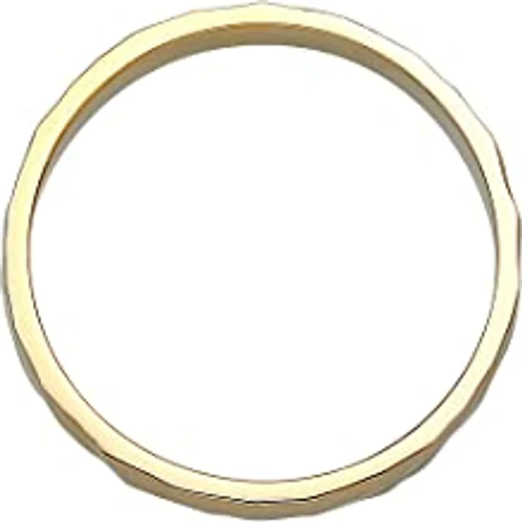 Elli Damenring Band Basic Fein Gehämmert, 925 Sterling Silber, handgefertigt, anlaufgeschützt – Bild 3